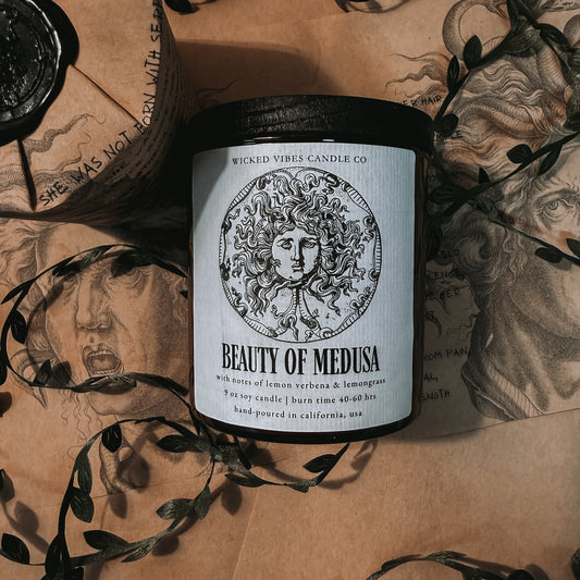 Beauty of Medusa Candle