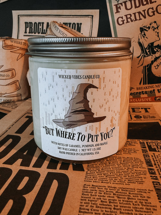 "But Where to Put You?" Candle